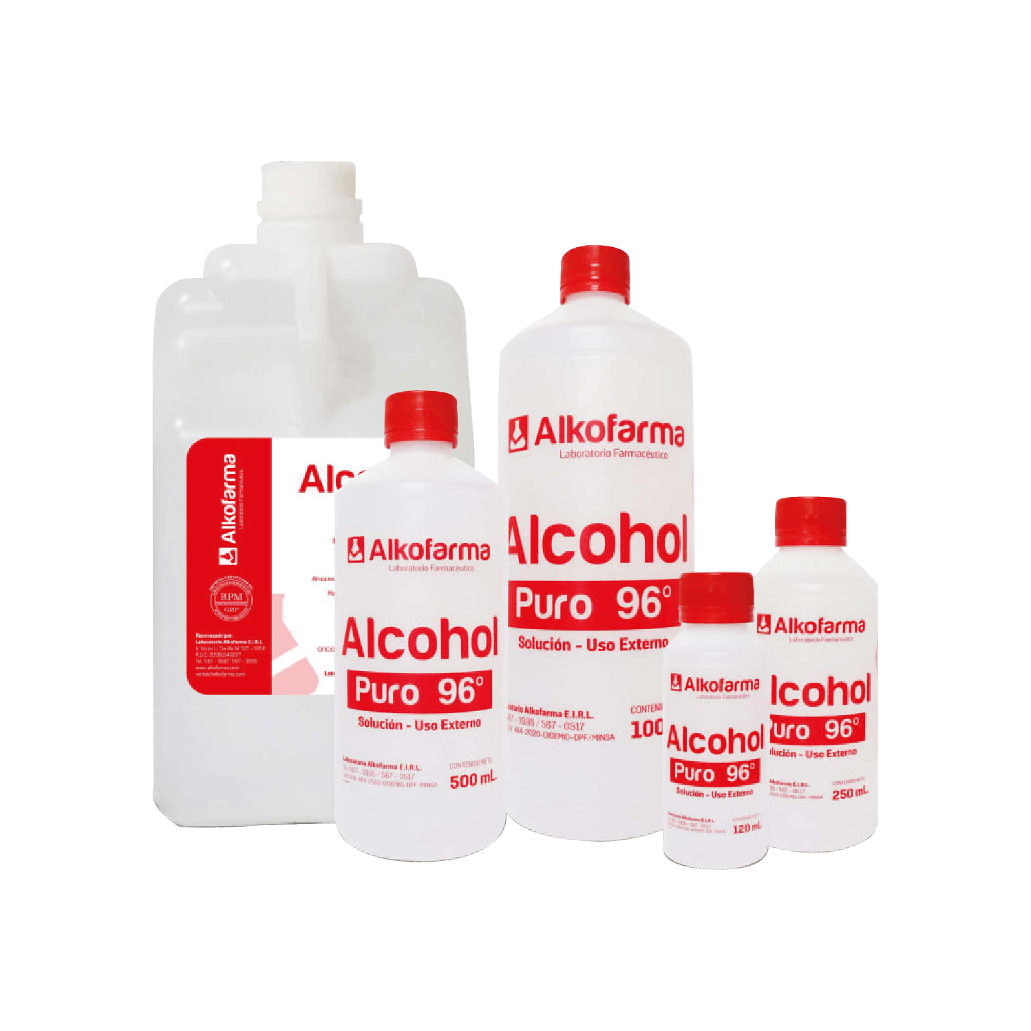alcohol Etílico 96° Alkofarma