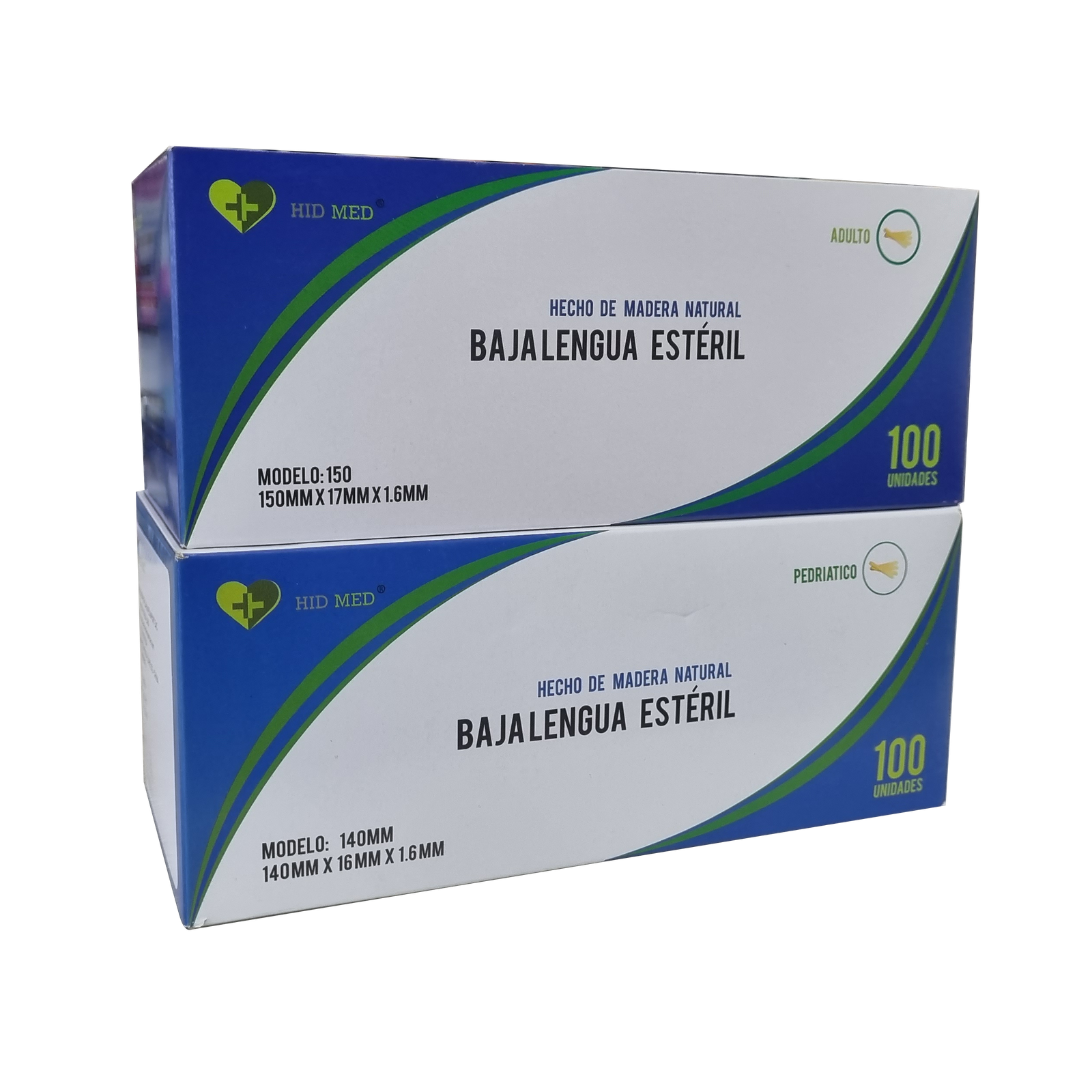 Bajalengua Estéril Pediátrico y Adulto