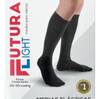 medias para hombres Medias Para Varices 20-30 Mm/Hg Hasta La Rodilla Firme Comprension Para Caballero